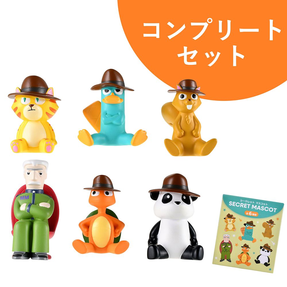 【コンプリートセット】フィニアスとファーブ シークレットフィギュア O.W.C.A. PHINEAS ＆ FERB