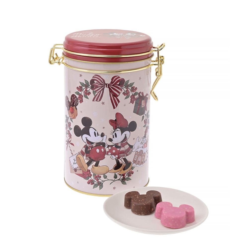 ミッキー＆ミニー クランチチョコレート キャニスター缶入り ホリデースイーツ Holiday Gift
