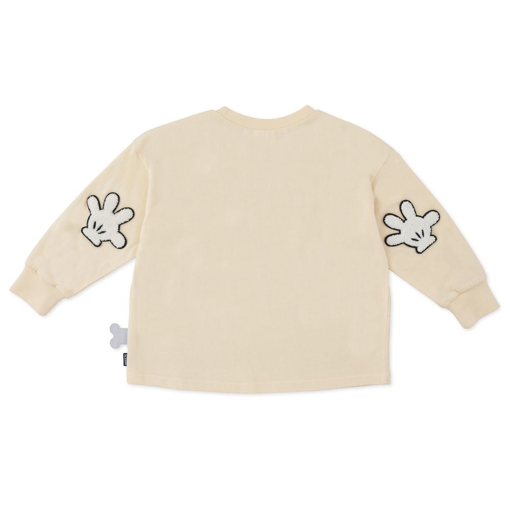 【キッズ用】【BREEZE】ミッキー キッズ用長袖Tシャツ 90～100