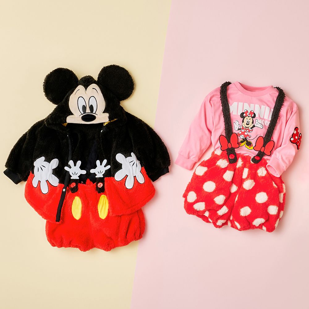 【キッズ用】【BREEZE】ミニー キッズ用長袖Tシャツ ピンク 90～100