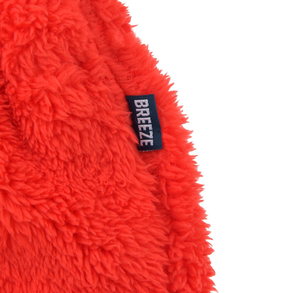 【キッズ用】【BREEZE】ミッキー キッズ用パンツ サスペンダー付き レッド 90～100