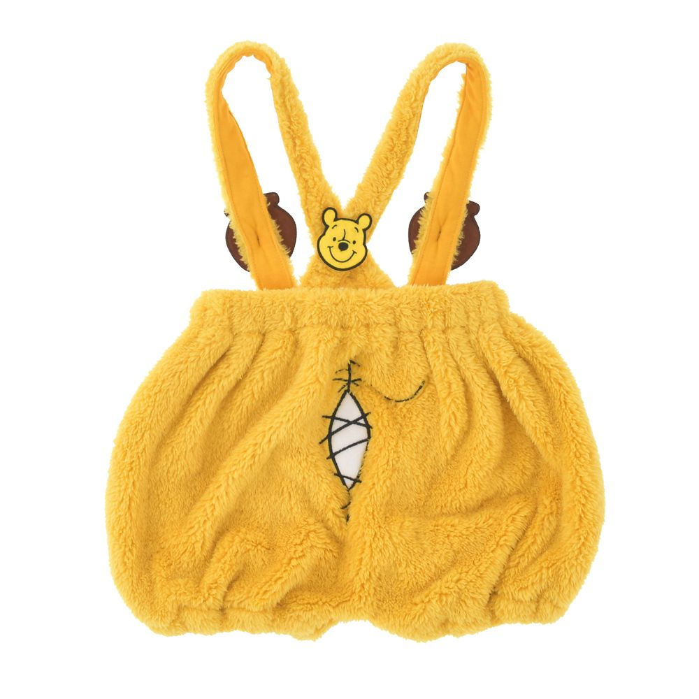 【キッズ用】【BREEZE】プーさん キッズ用パンツ サスペンダー付き イエロー 90～100
