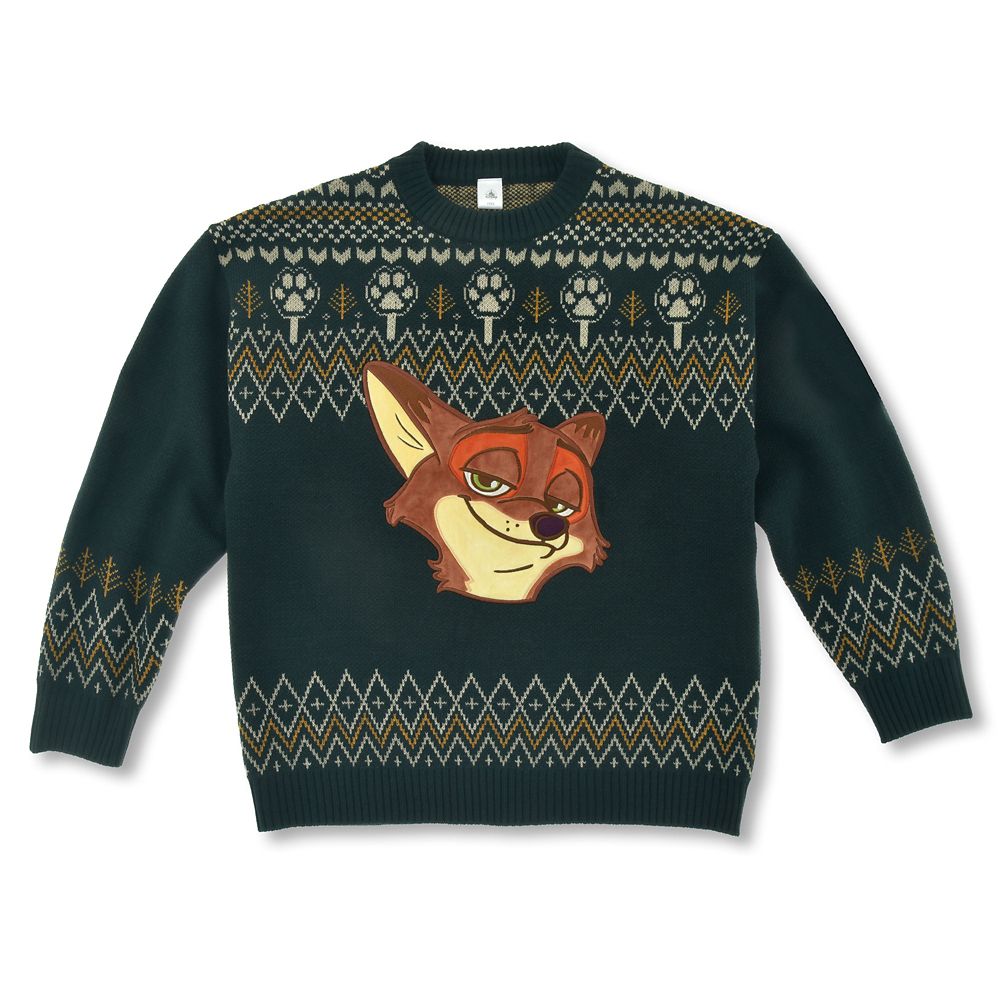 【再入荷】ニック・ワイルド 長袖セーター グリーン KNIT COLLECTION