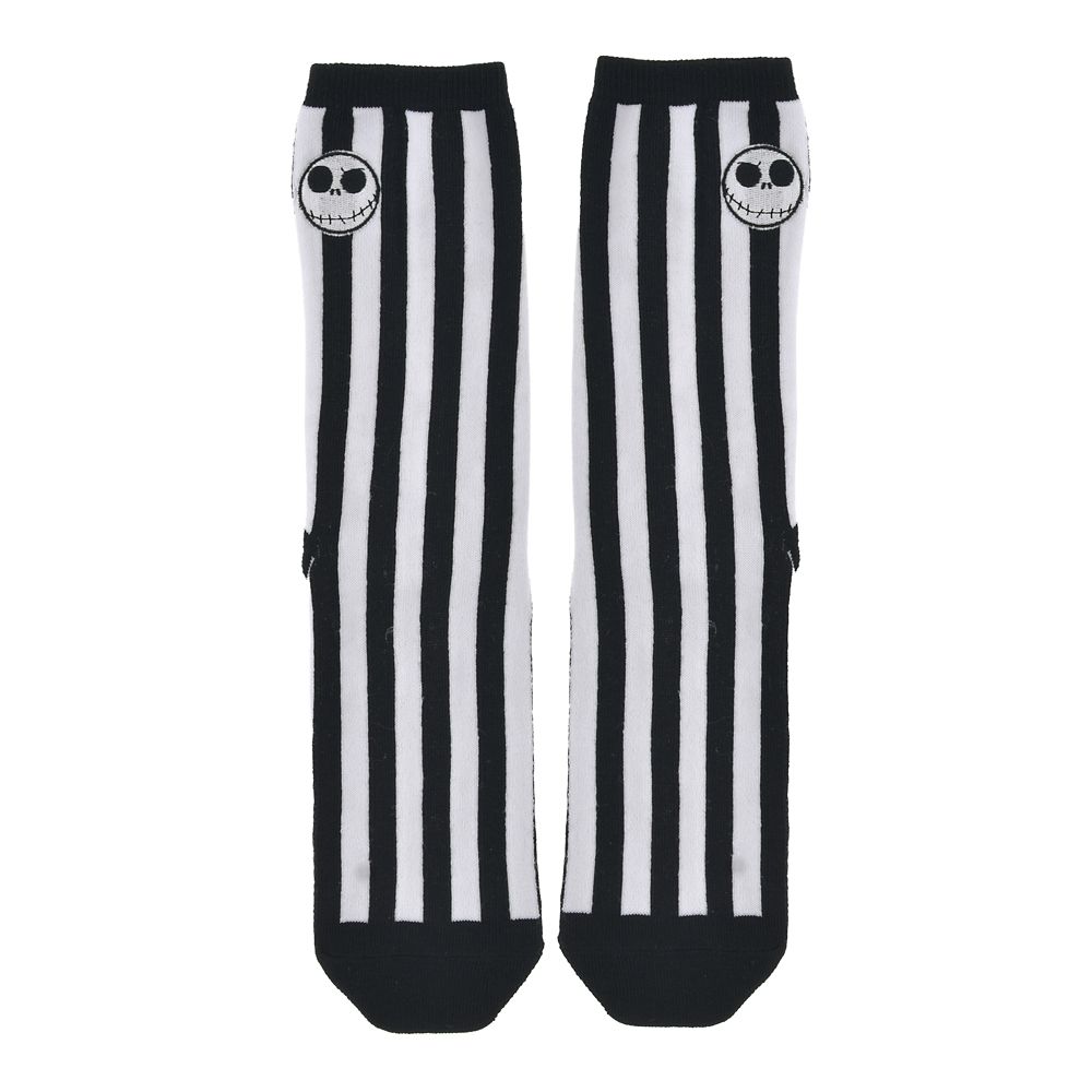 【9月中旬頃発売】ジャック・スケリントン 靴下 フェイス 刺しゅう TIM BURTON'S THE NIGHTMARE BEFORE CHRISTMAS