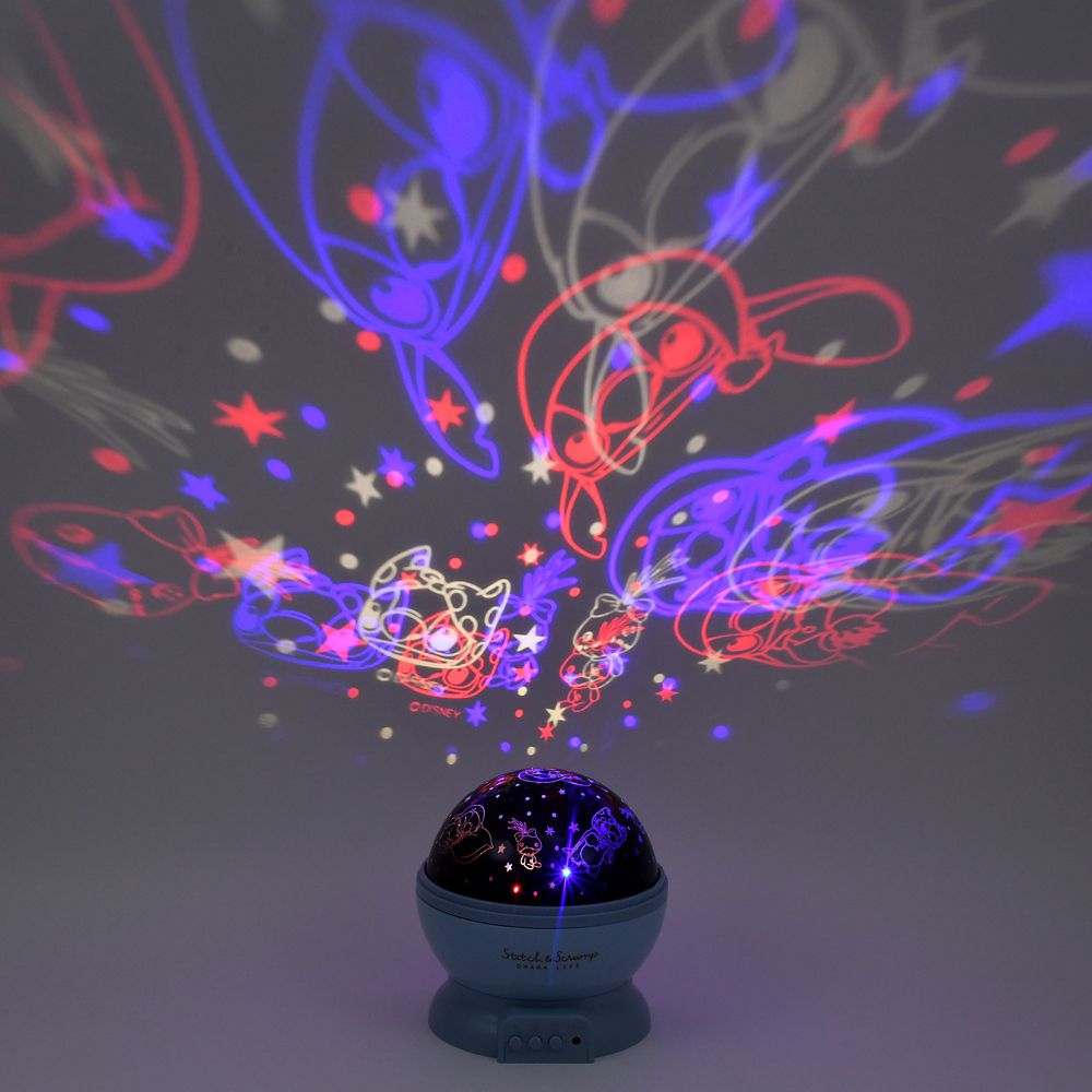 スティッチ＆スクランプ ルームプロジェクター Disney Stitch＆Scramp OHANA LIFE