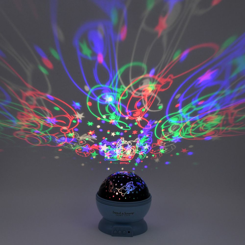 スティッチ＆スクランプ ルームプロジェクター Disney Stitch＆Scramp OHANA LIFE