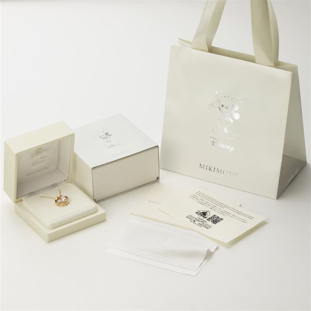 【MIKIMOTO】ミッキー ネックレス パールペンダント
