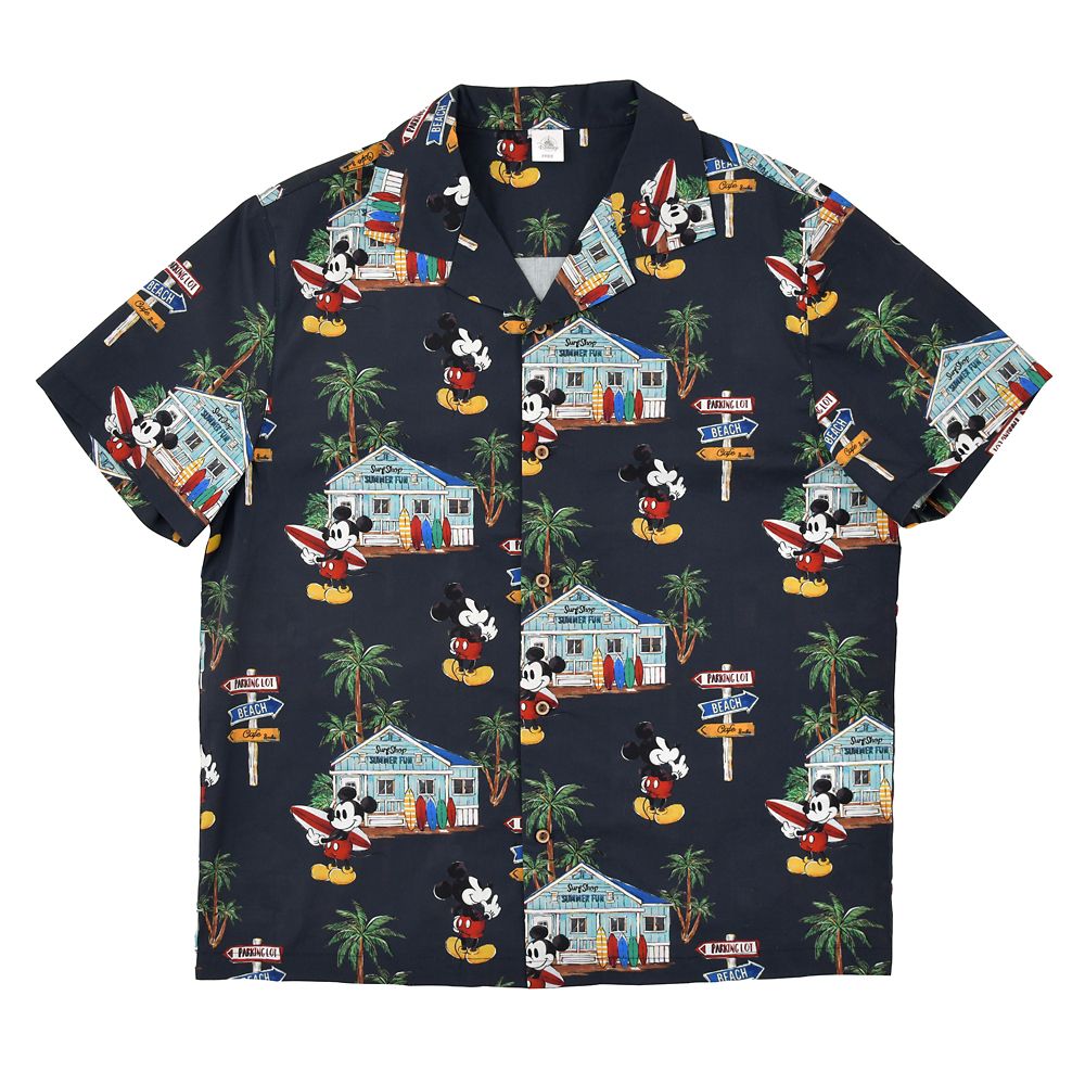 【公式】ディズニーストア.jp | ミッキー 半袖シャツ アロハシャツ サマーホリデー ブラック Summer Casual