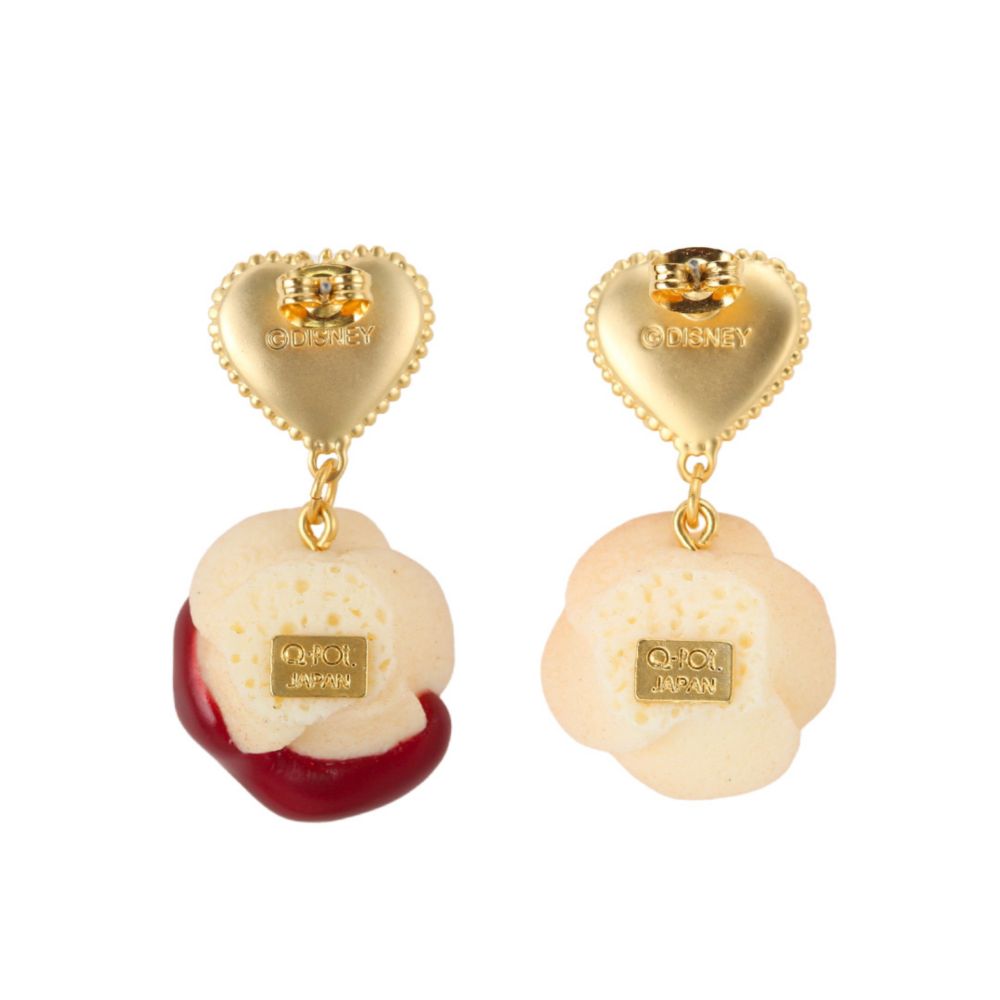 【キューポット】アリス/ピアス　ホワイトローズクッキー