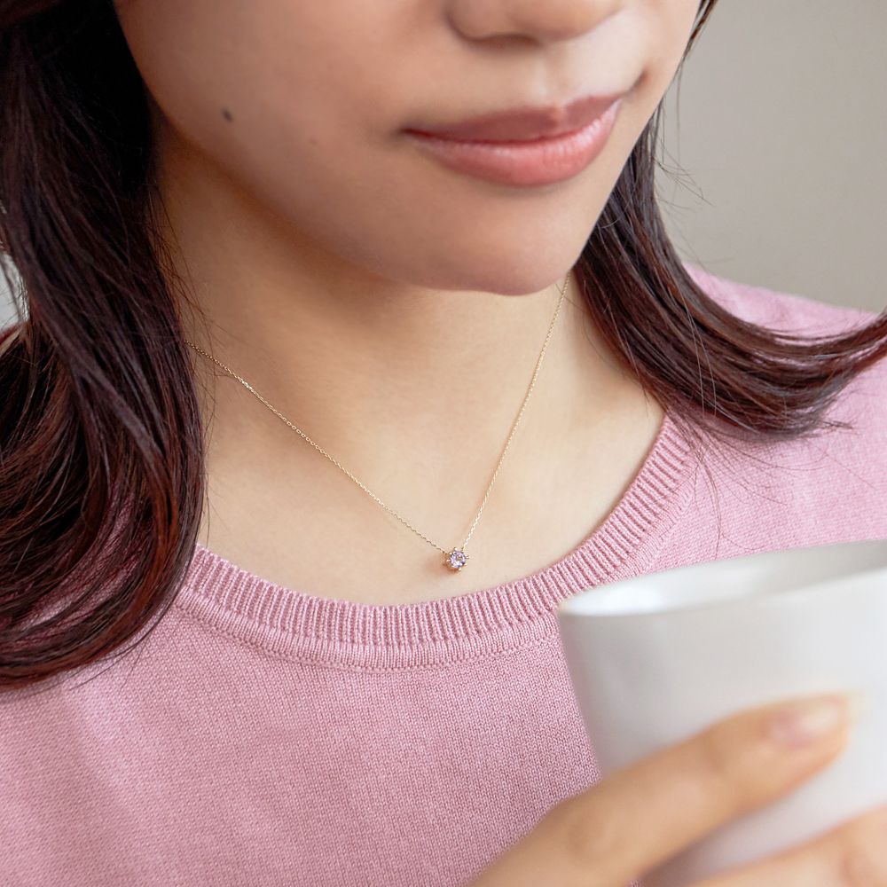 【ザ・キッス】DI-YN527LAM [ネット限定] ラプンツェル / イエローゴールド ネックレス 40cm