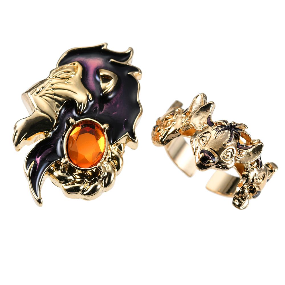 スカー＆シェンジ、バンザイ、エド イヤリング(片耳用)・イヤーカフ セット Disney Villains