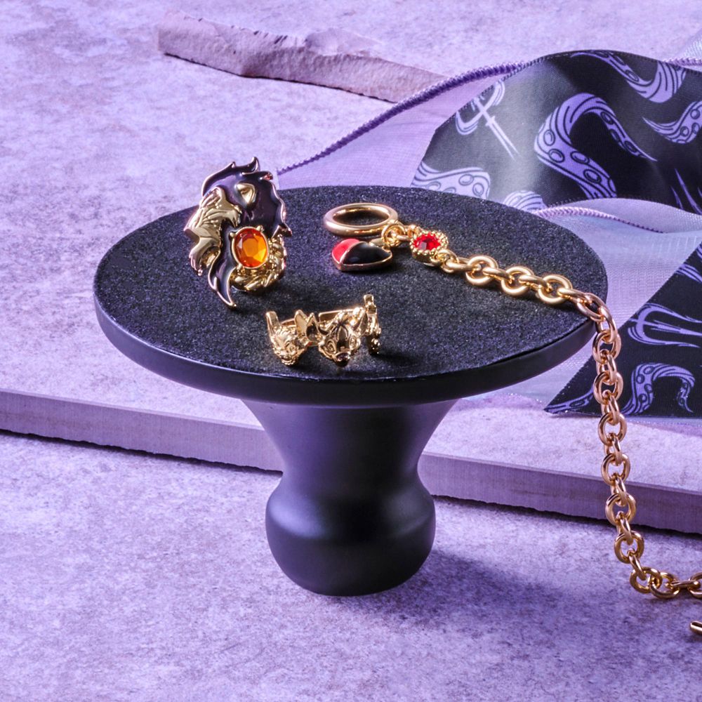 スカー＆シェンジ、バンザイ、エド イヤリング(片耳用)・イヤーカフ セット Disney Villains