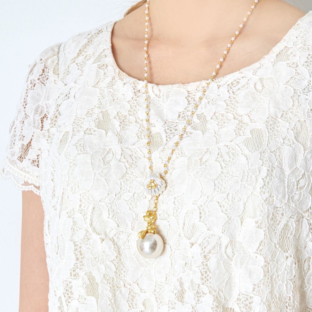 【キューポット】リトルマーメイド/パール ネックレス