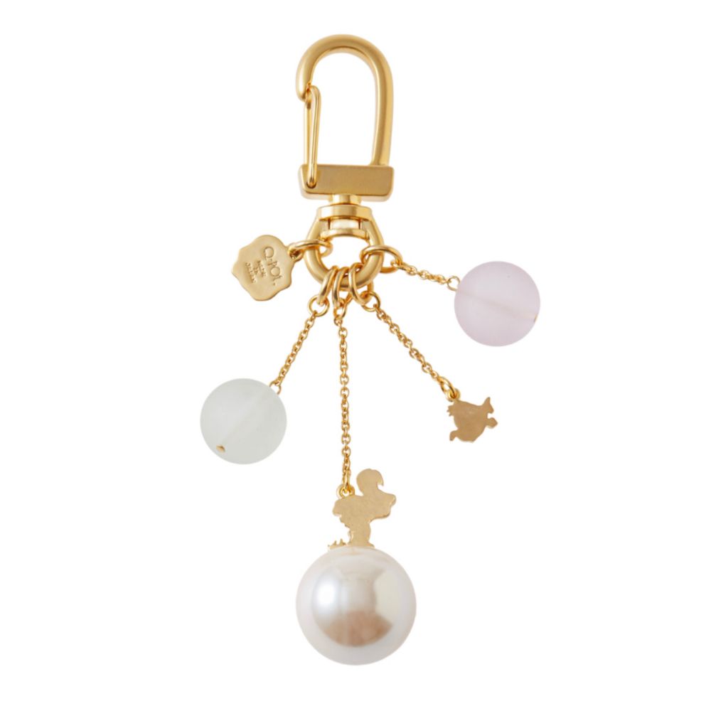 【キューポット】リトルマーメイド/パール キーホルダー