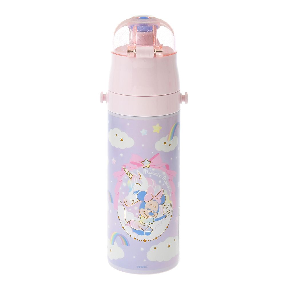 【再入荷】【キッズ用】ミニー 水筒・ウォーターボトル ストラップ付き ユニコーン スター Back to School