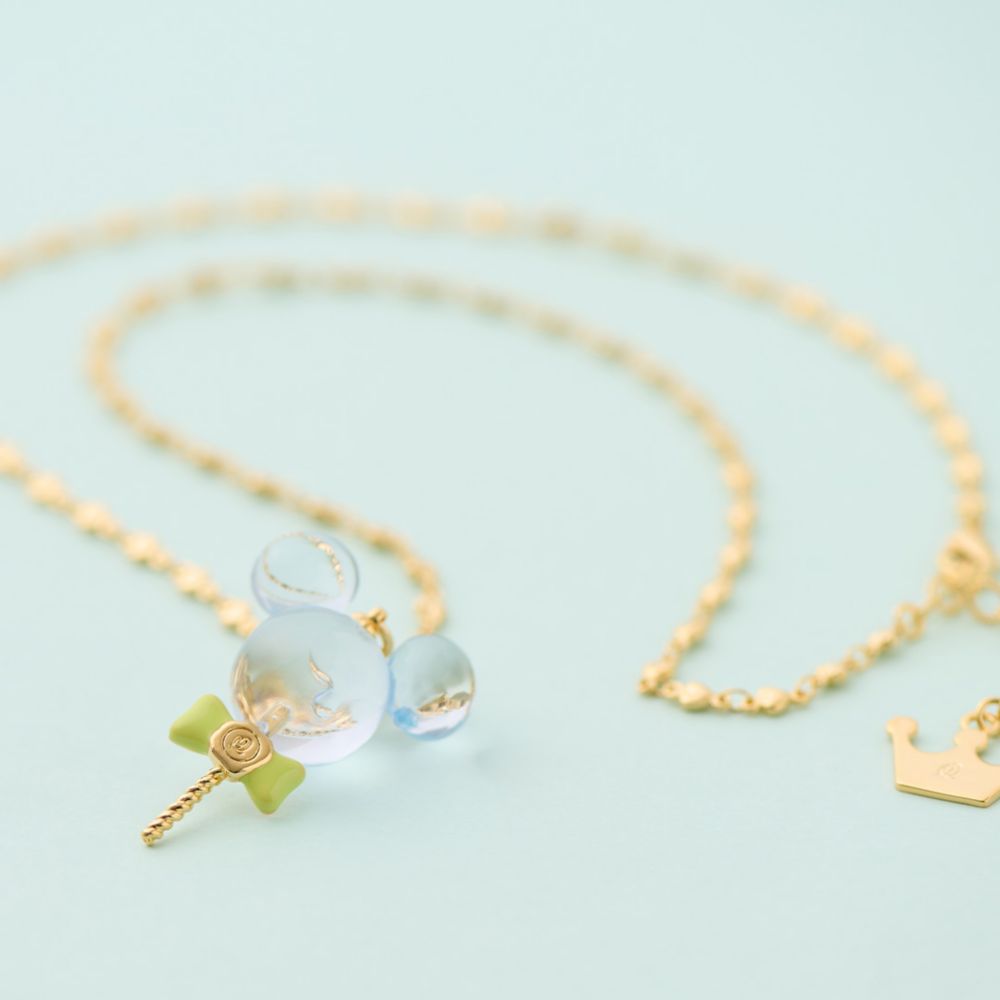 【キューポット】ミッキー/ネックレス　ミズアメ