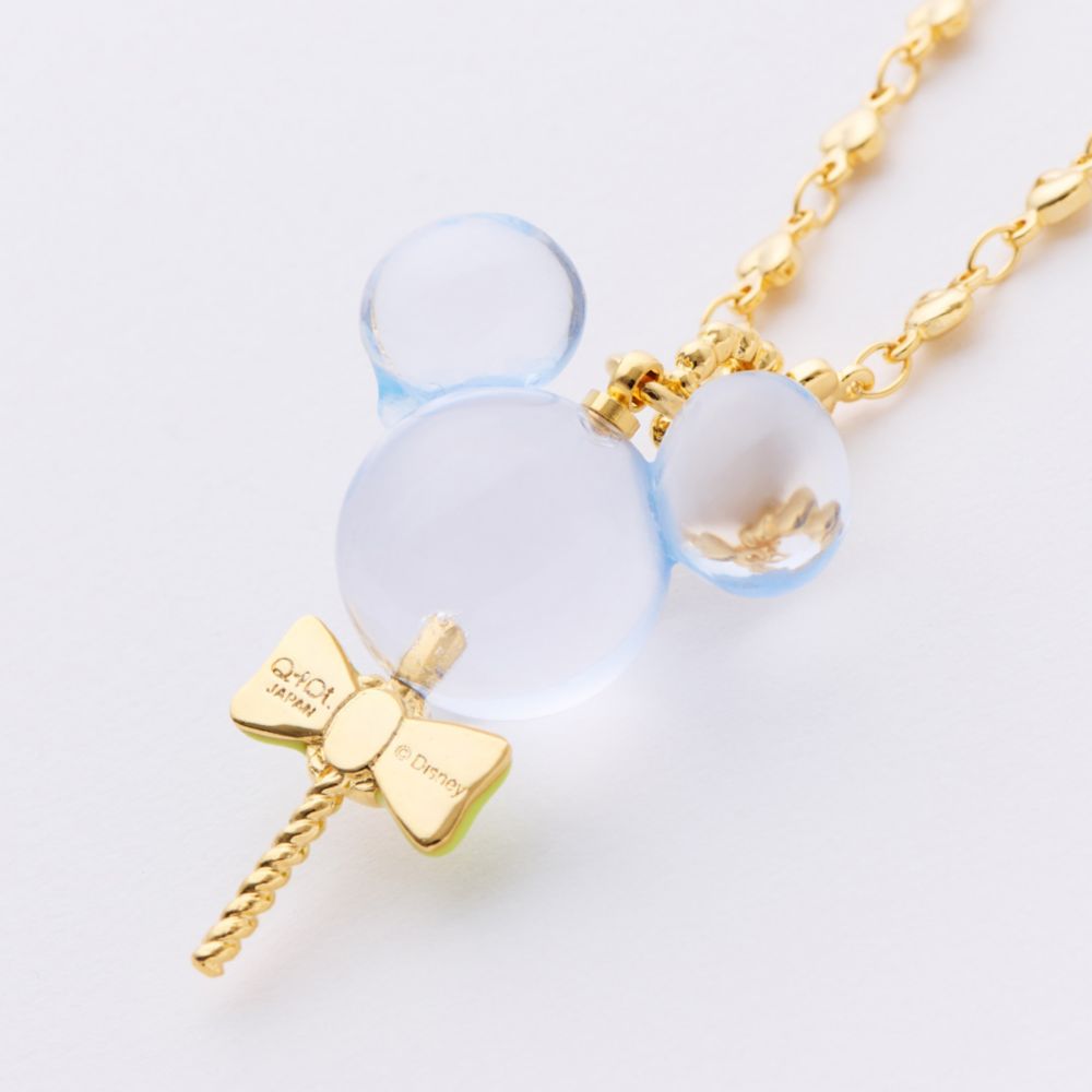 【キューポット】ミッキー/ネックレス　ミズアメ