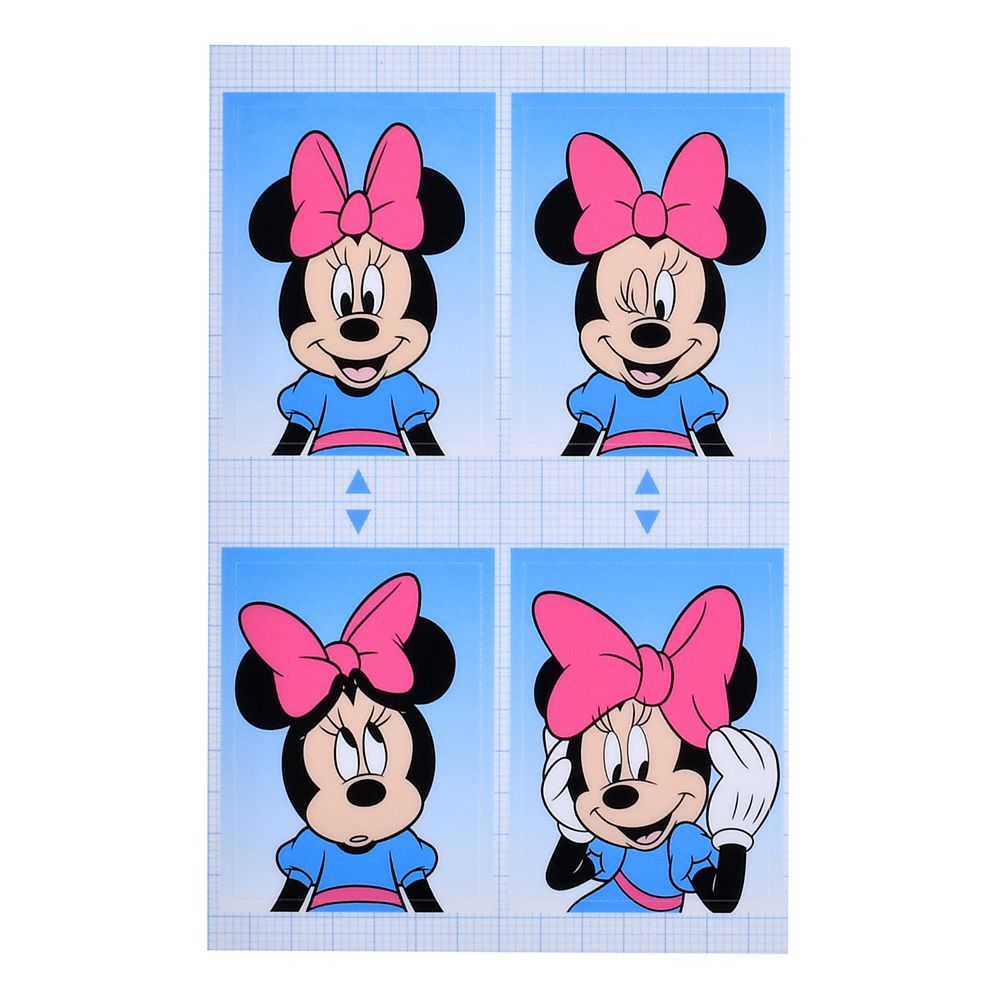 【再入荷】ミニー シール・ステッカー 証明写真風 Sticker Collection