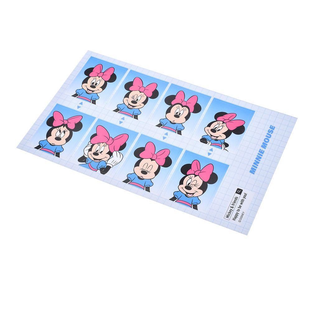 【再入荷】ミニー シール・ステッカー 証明写真風 Sticker Collection
