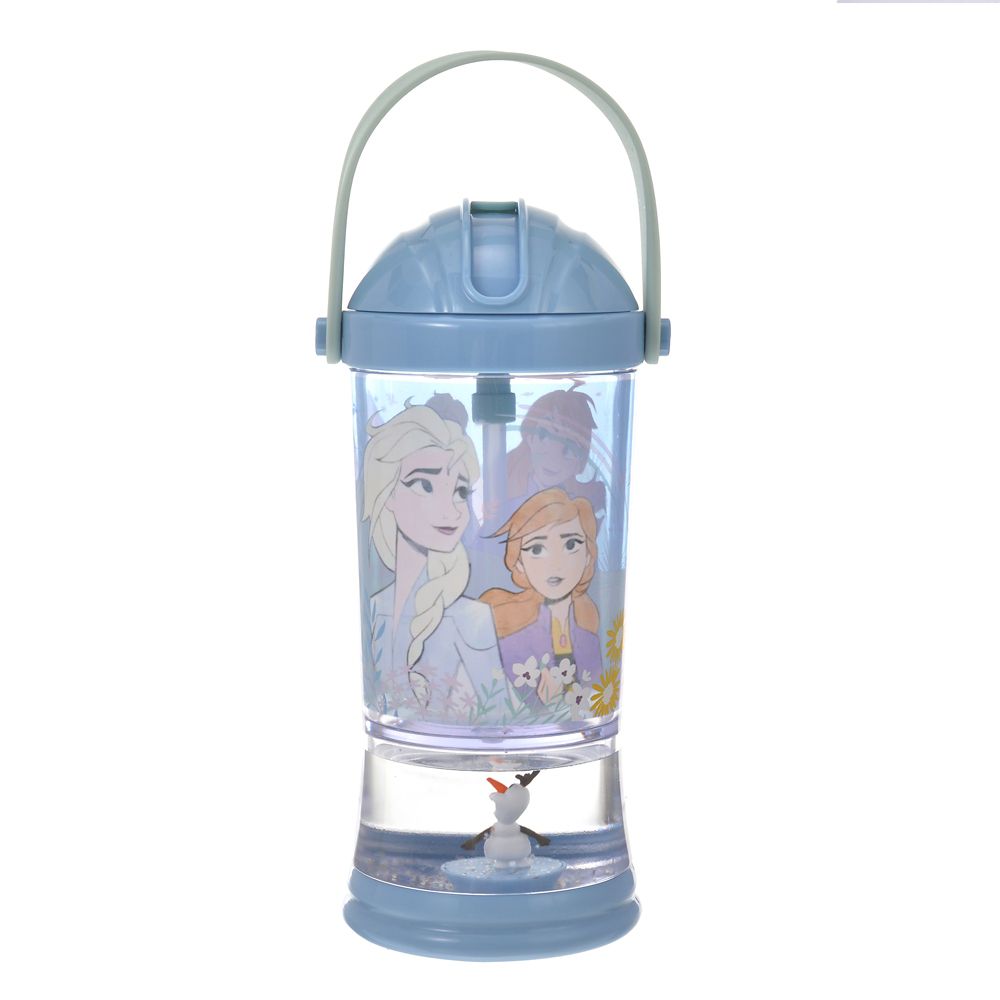 【再入荷】【キッズ用】アナ、エルサ、オラフ 水筒・ウォーターボトル スノードーム Wind