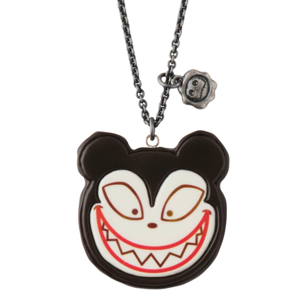 【キューポット】ヴァンパイア・テディ/ネックレス　チョコレートケーキ