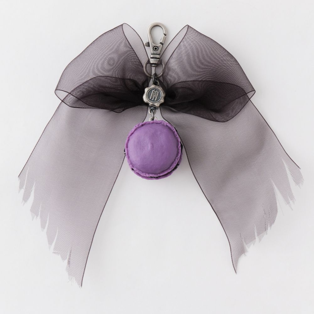 【キューポット】ホーンテッドマンション/バッグチャーム　ウォールペーパー マカロン