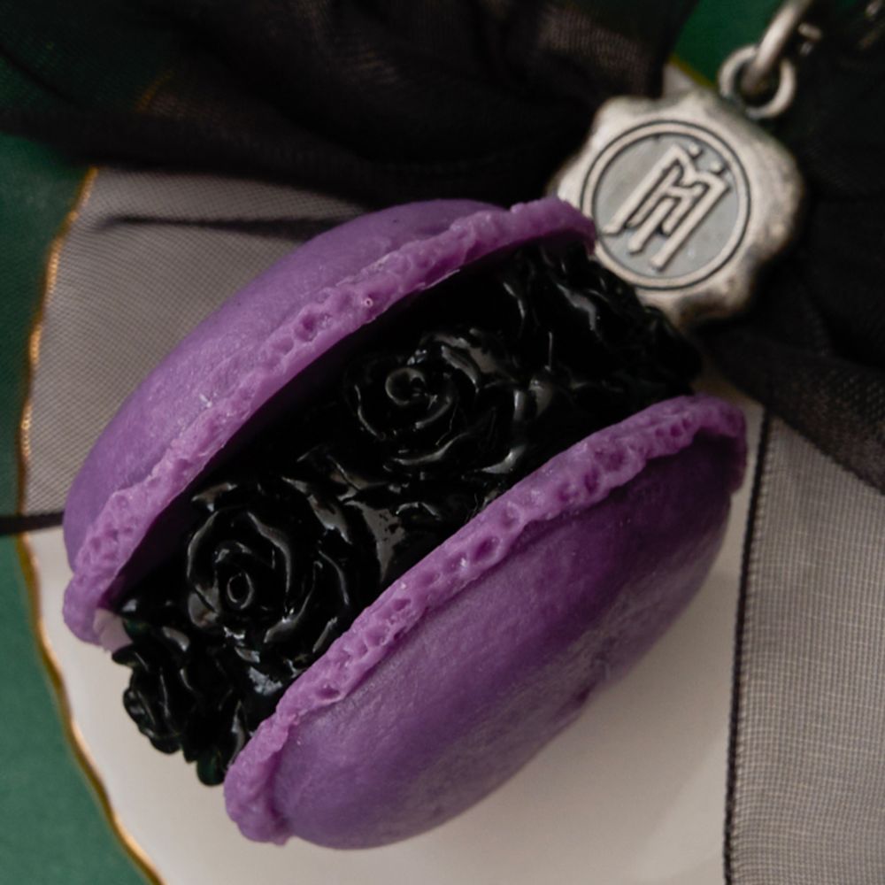 【キューポット】ホーンテッドマンション/バッグチャーム　ウォールペーパー マカロン