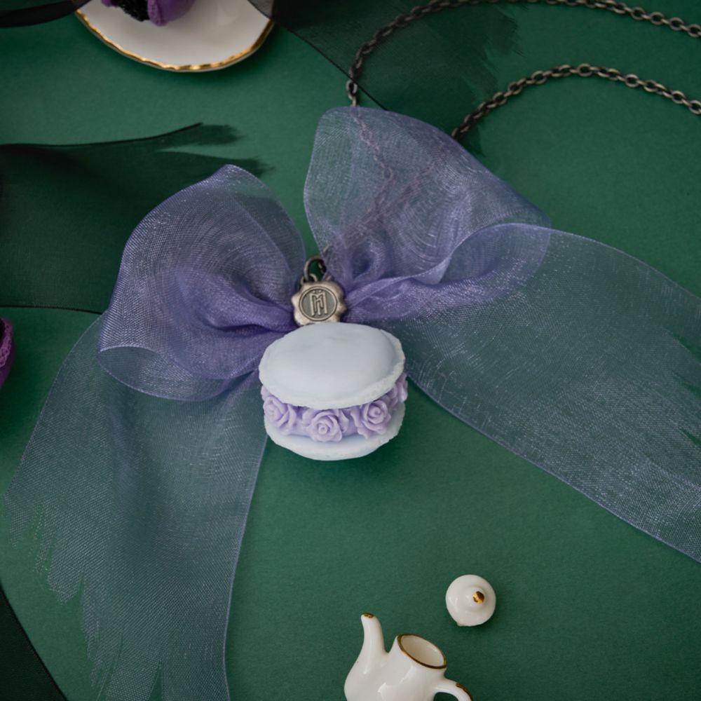 【キューポット】ホーンテッドマンション/ネックレス　ゴースト・ブライド マカロン