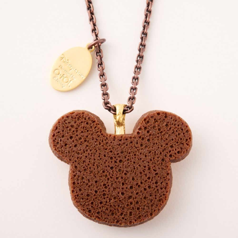 【キューポット】ミッキーマウス/ネックレス　パンプキン クッキー