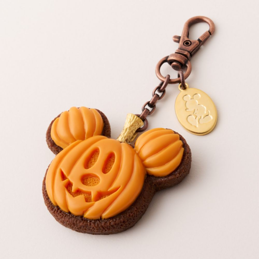 【キューポット】ミッキーマウス/バッグチャーム　パンプキン クッキー