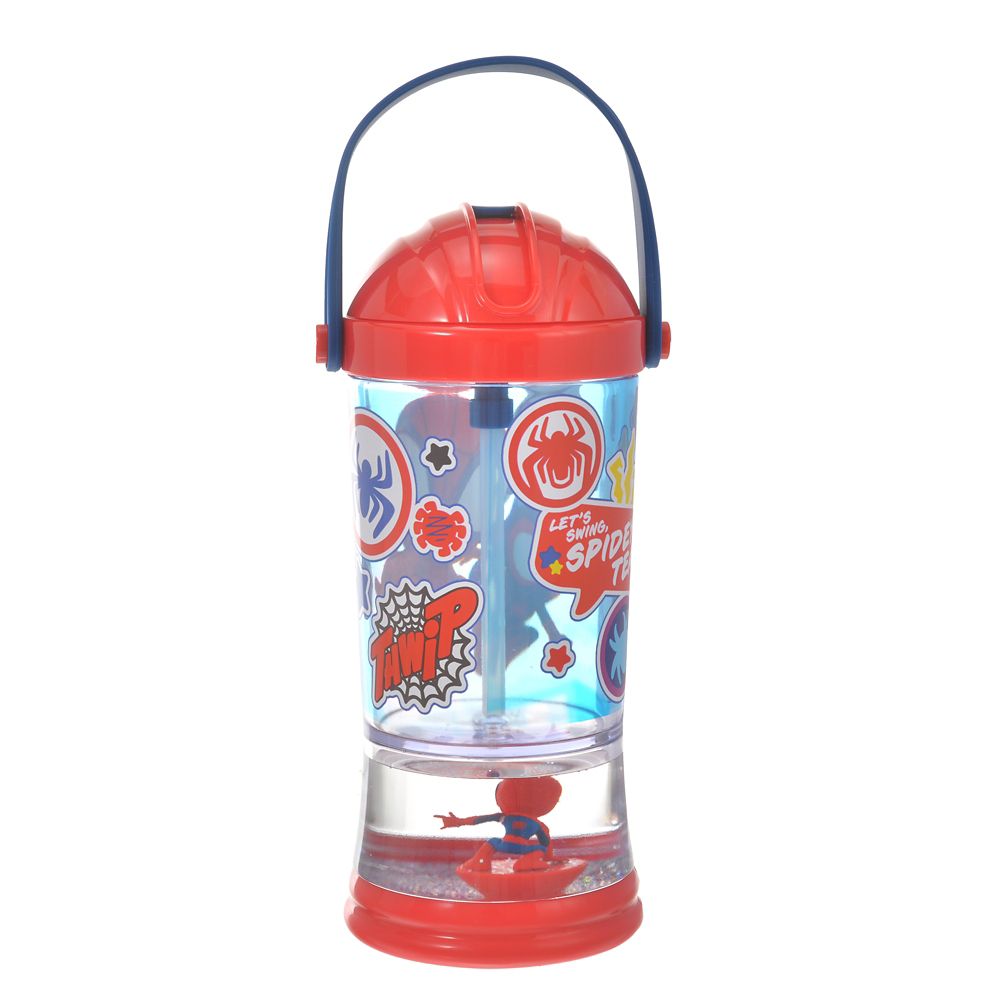 【再入荷】【キッズ用】マーベル スパイダーマン、マイルズ・モラレス、 スパイダー・グウェン 水筒・ウォーターボトル スノードーム よろしく！スパイディとすごいなかまたち