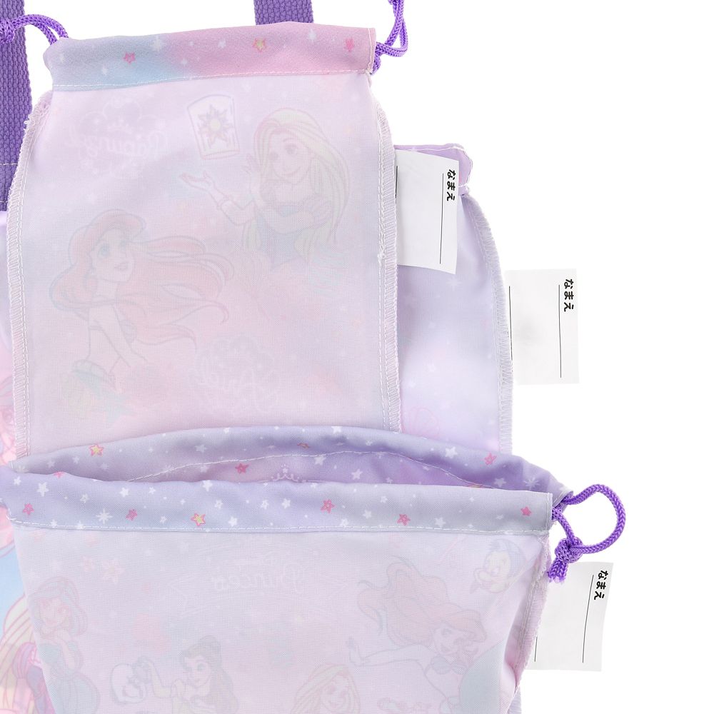 【再入荷】ディズニープリンセス 巾着 セット ネオンロゴ Back to School