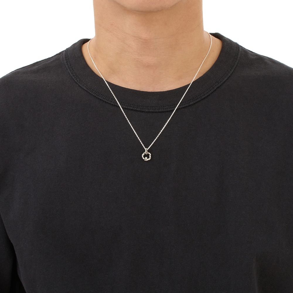 【ザ・キッス】[クリスマス限定商品] DI-SN1503RQ 50cm 隠れミッキー / シルバー ネックレス