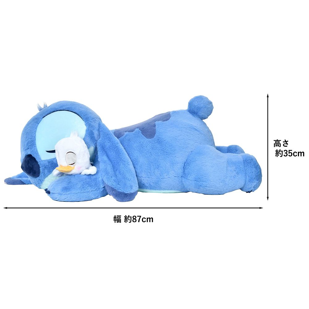 ディズニーストア スティッチ スクランプ 20周年 スーパービッグぬいぐるみ スティッチ＆スクランプ 82cm ぬいぐるみ スーパービッグ - メルカリ