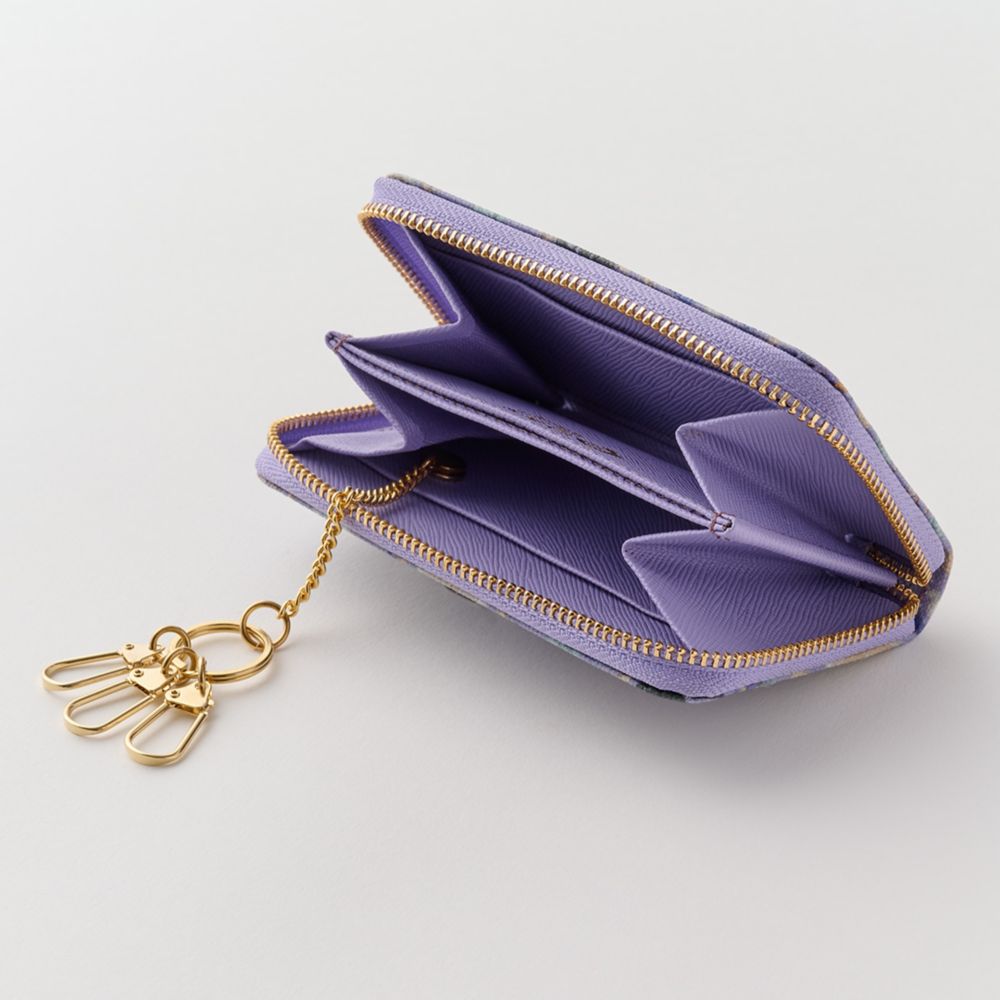 【キューポット】デイジー/ コンパクト ラウンドファスナー ウォレット　ヴィンテージケーキ