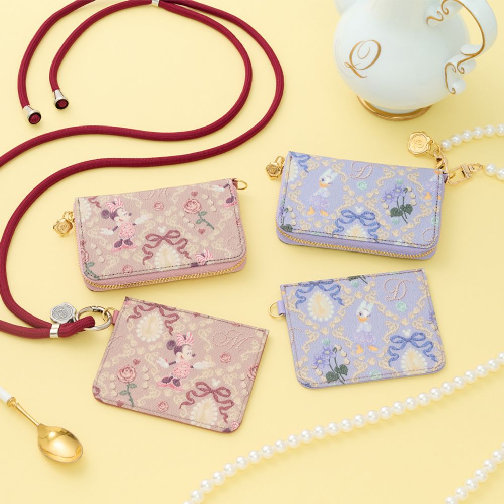 【キューポット】デイジー/ コンパクト ラウンドファスナー ウォレット　ヴィンテージケーキ