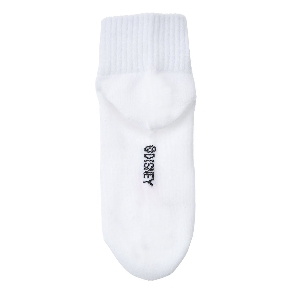 【再入荷】ベイマックス 靴下 ショート フェイス 刺しゅう ホワイト 23～25