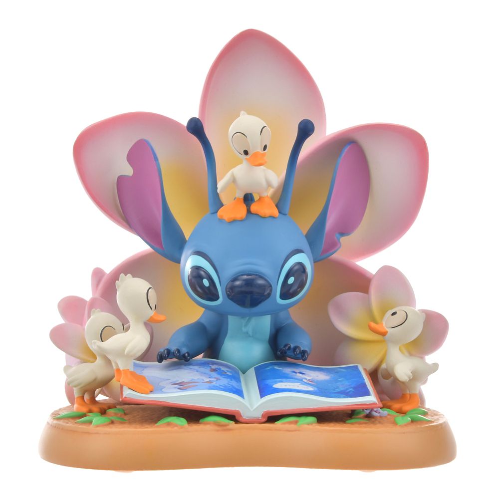 ディズニー　スティッチ&スクランプ　フィギュア　スティッチの日　小物入れ　新品 20230506113541_1.jpg