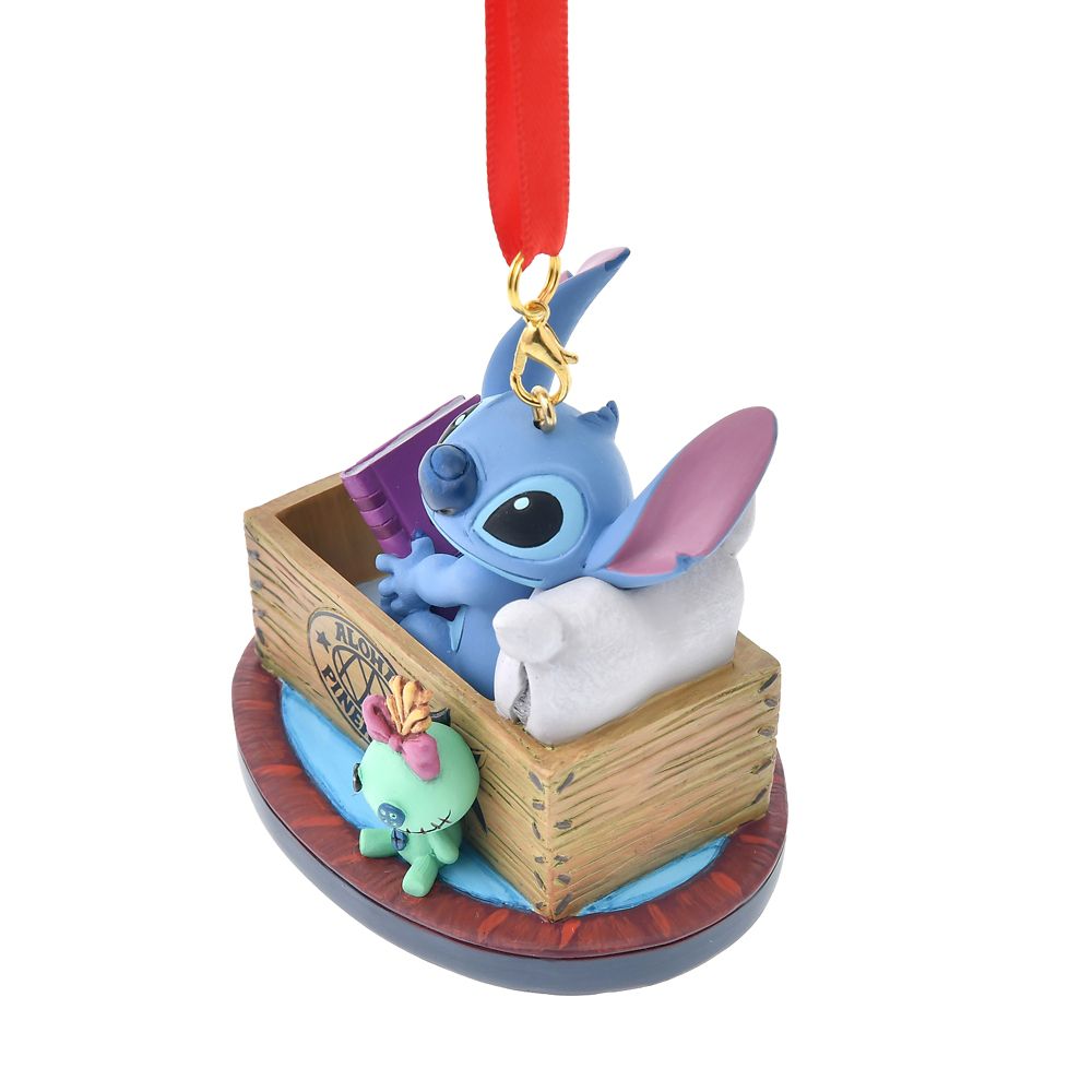 ディズニーストア★スティッチ&エンジェル&スクランプお正月飾り★置き物 送料無料 ディズニーストア☆スティッチ&エンジェル&スクランプお正月飾り