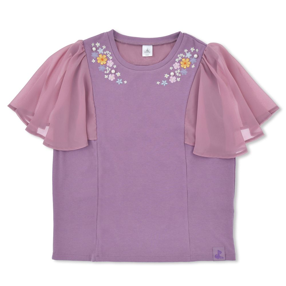 ラプンツェル 半袖カットソー パープル FEEL LIKE RAPUNZEL