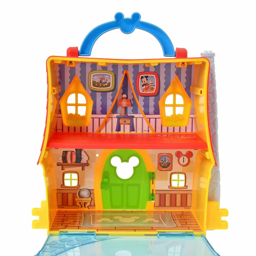 【再入荷】ミッキー＆プルート おもちゃ ハウス ハンドル付きのおうち プレイセット