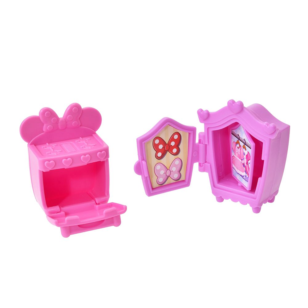 【再入荷】ミニー＆フィガロ おもちゃ ハウス ハンドル付きのおうち プレイセット