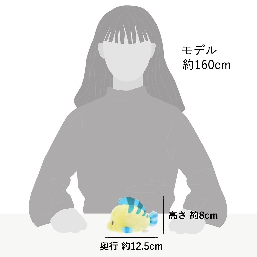 フランダー ぬいぐるみ うるぽちゃちゃん リトル・マーメイド