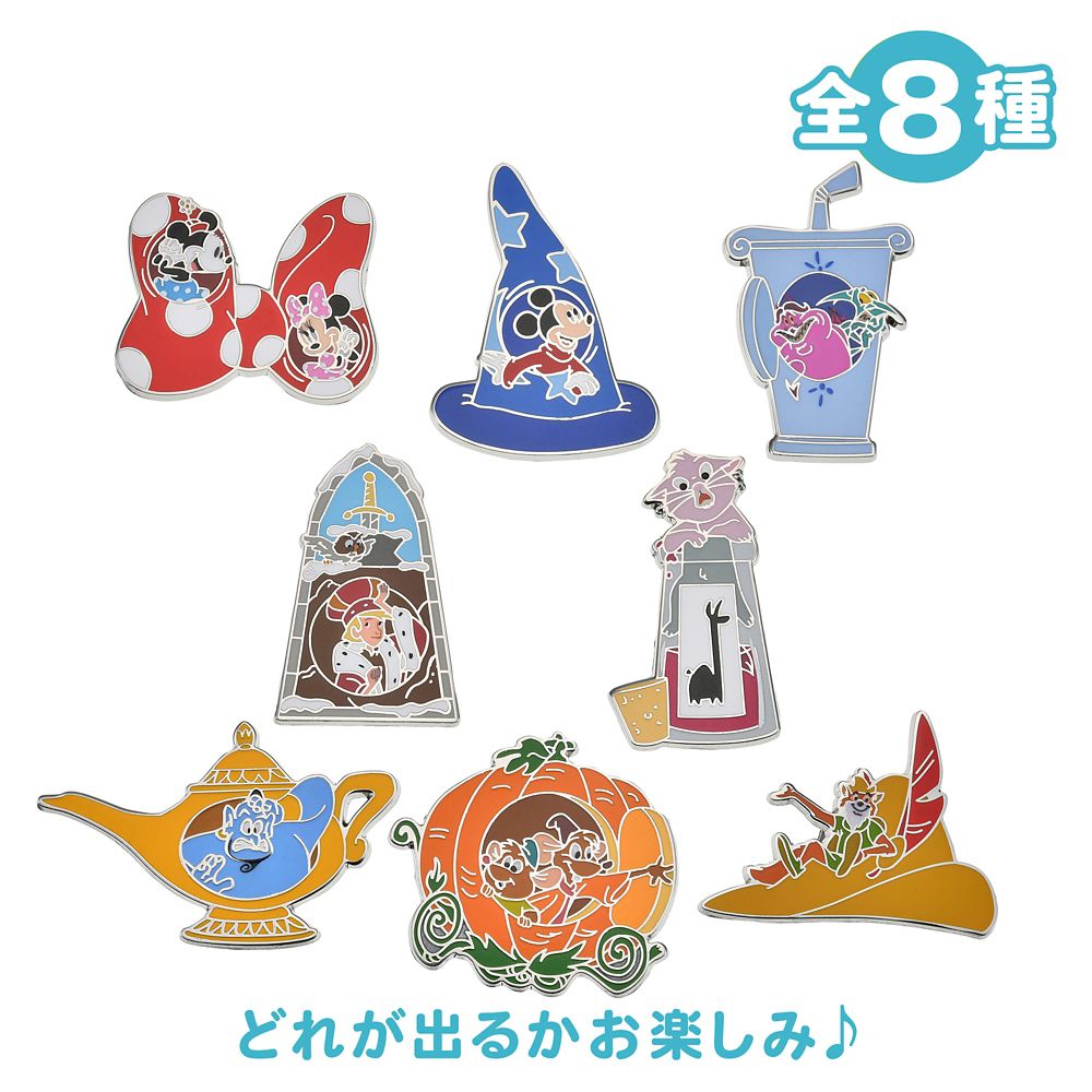 ディズニーキャラクター シークレットピンバッジ Disney