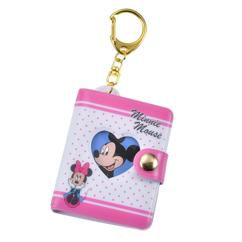 【ディズニー公式】ミニー キーホルダー・キーチェーン ホルダータイプ アルバム クリア窓 Key chain FES