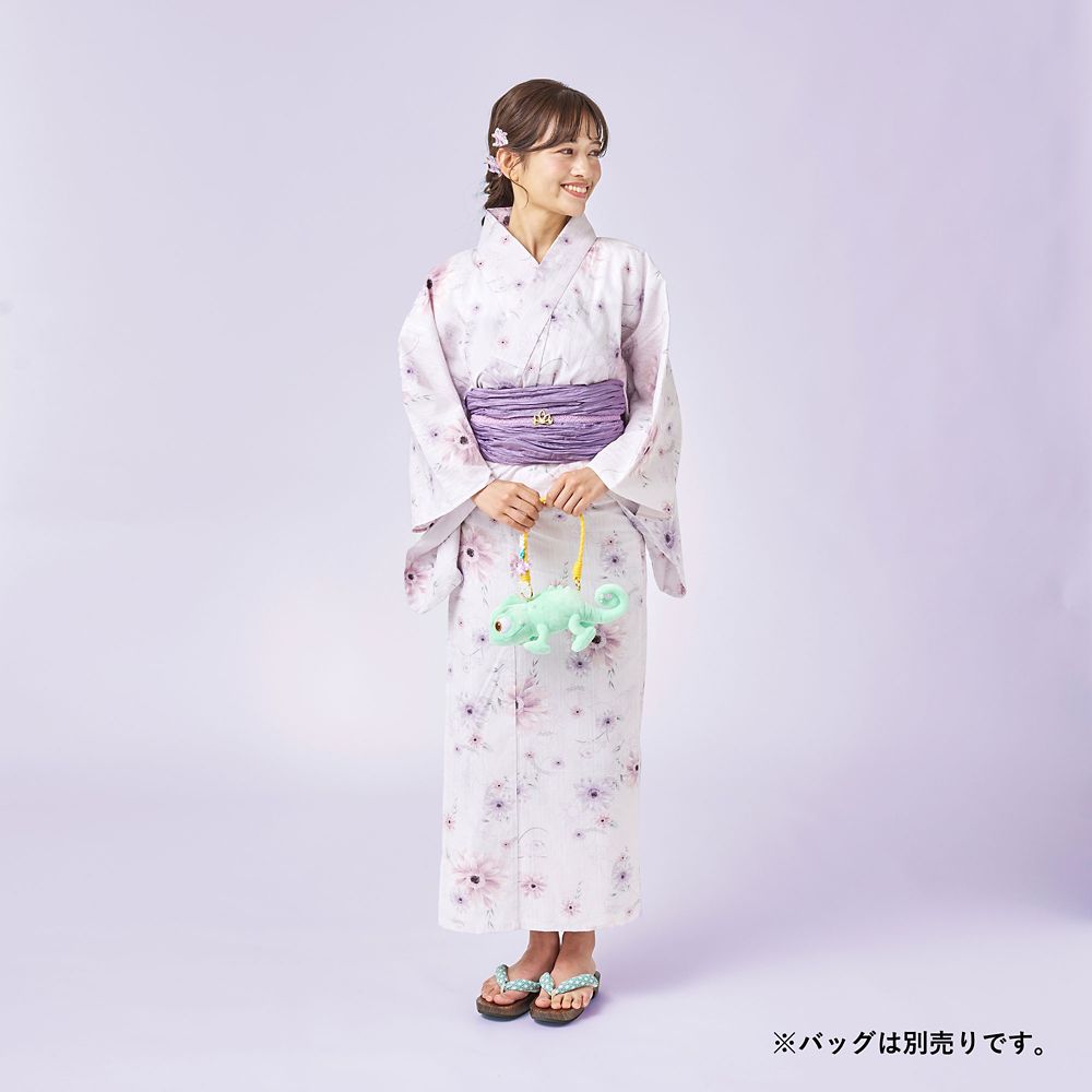 ディズニーストアラプンツェル 浴衣&かごバックおまけ付き