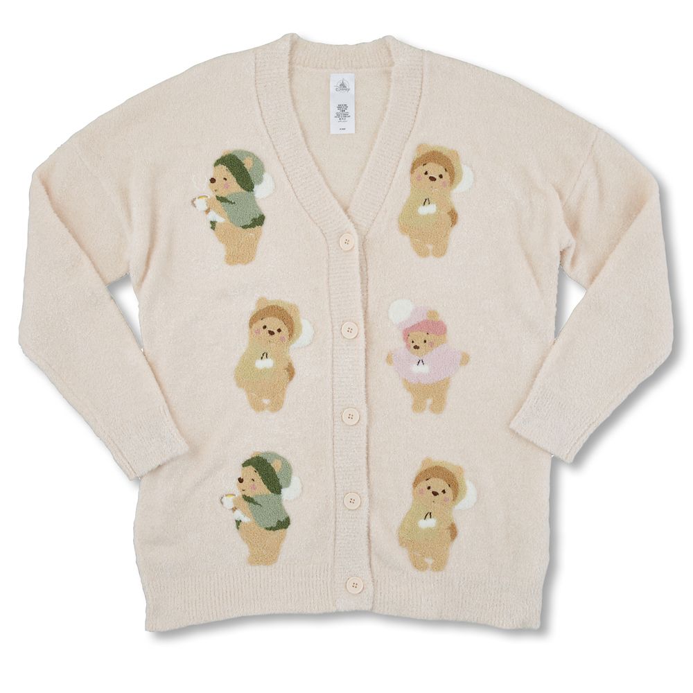 プーさん 長袖カーディガン ルームウェア M WHITE POOH プーさん 長袖カーディガン ルームウェア M WHITE POOH