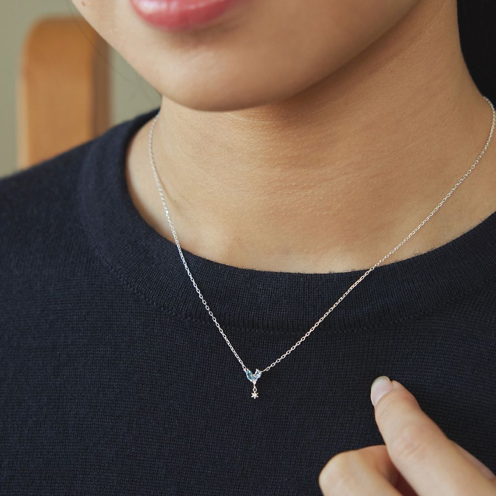 【ザ・キッス】DI-SN721CZ 40cm アナと雪の女王 / シルバー ネックレス