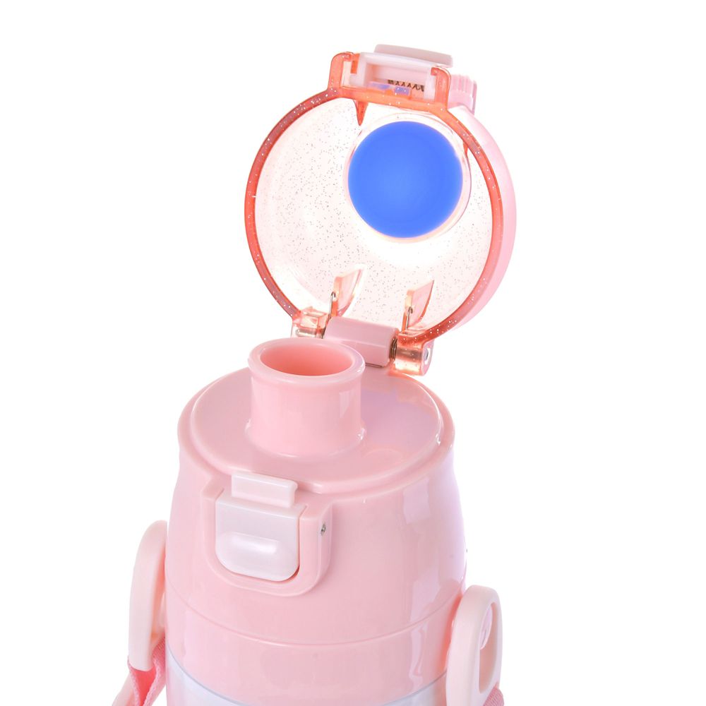 【キッズ用】ディズニープリンセス 水筒・ウォーターボトル ステンレス ストラップ付き モチーフ