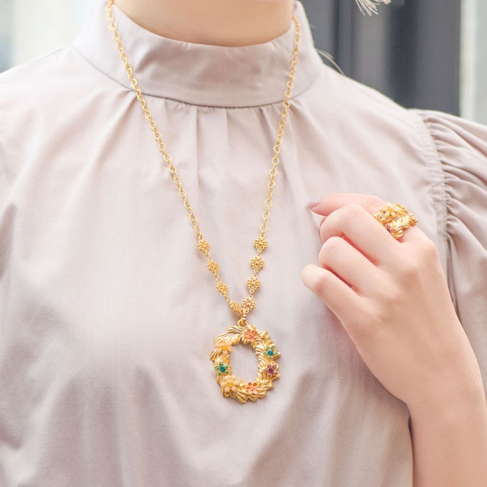 【キューポット】ラプンツェル/ネックレス　クリームケーキ